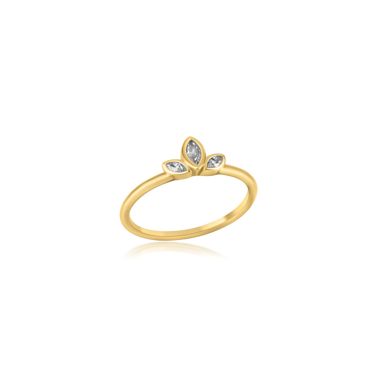 Anillo Flora Oro