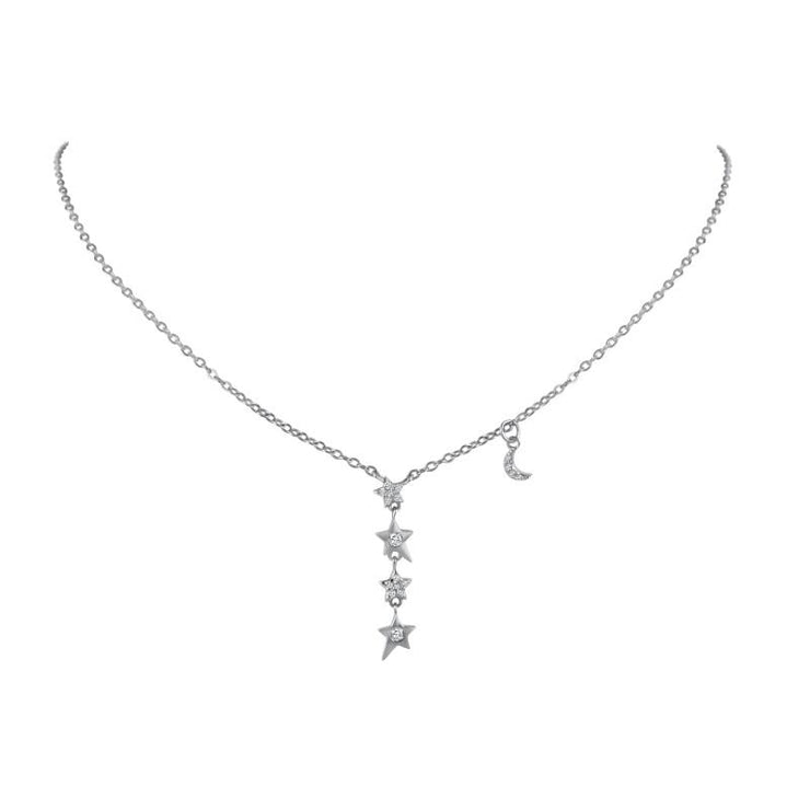 Collar Notte Stellata Bianco